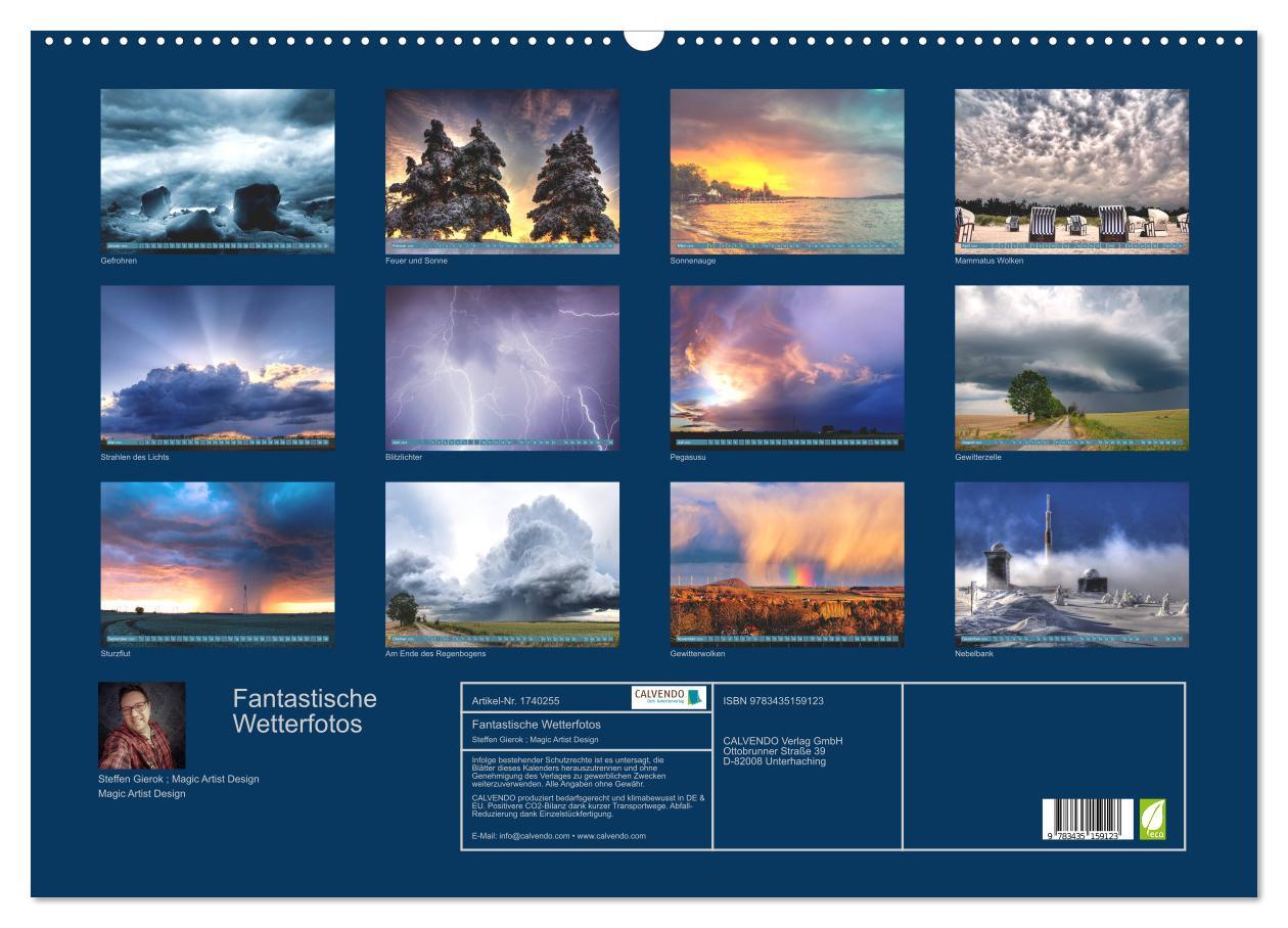 Bild: 9783435159123 | Fantastische Wetterfotos (Wandkalender 2025 DIN A2 quer), CALVENDO...