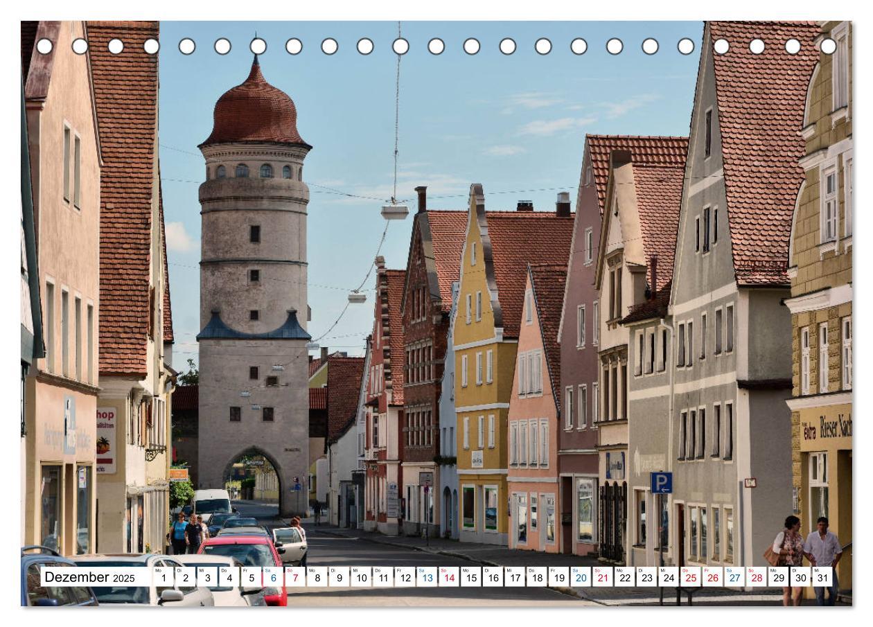 Bild: 9783435430758 | Nördlingen - Eine runde Sache (Tischkalender 2025 DIN A5 quer),...