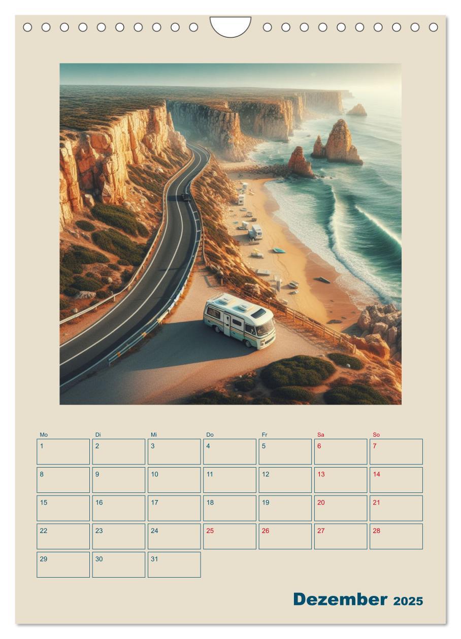 Bild: 9783383784866 | Traumreisen im Wohnmobil (Wandkalender 2025 DIN A4 hoch), CALVENDO...