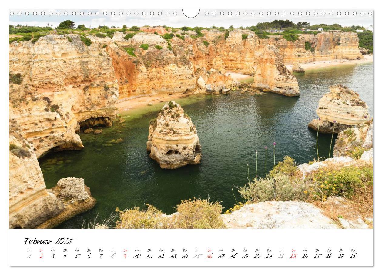 Bild: 9783435655618 | Die portugiesische Atlantikküste - Algarve (Wandkalender 2025 DIN...