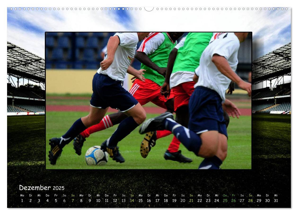 Bild: 9783435550494 | Fußball regiert die Welt (Wandkalender 2025 DIN A2 quer), CALVENDO...