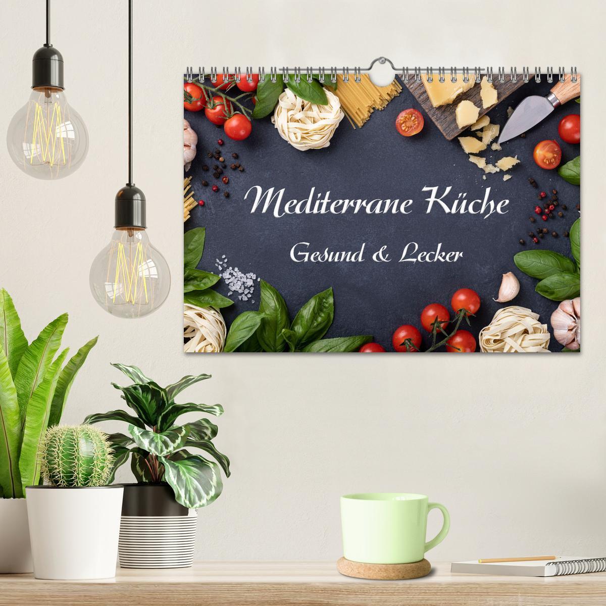 Bild: 9783435040667 | Mediterrane Küche - Gesund &amp; Lecker (Wandkalender 2025 DIN A4...