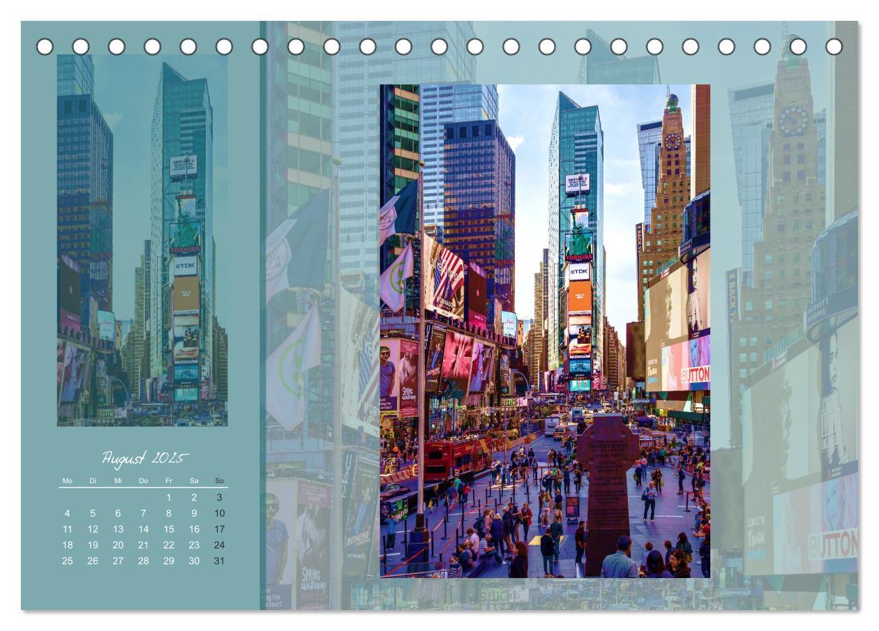 Bild: 9783435171231 | New York - einmal anders (Tischkalender 2025 DIN A5 quer), CALVENDO...