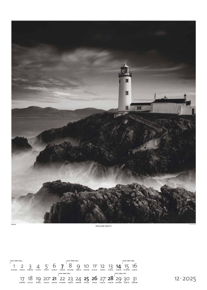 Bild: 4251734300676 | PALAZZI - Black &amp; White 2025 Wandkalender, 50x70cm, Posterkalender...