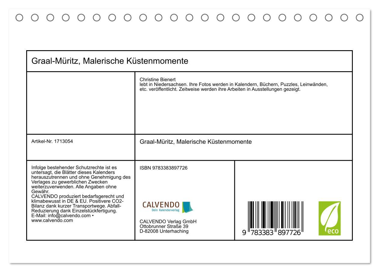 Bild: 9783383897726 | Graal-Müritz, Malerische Küstenmomente (Tischkalender 2025 DIN A5...