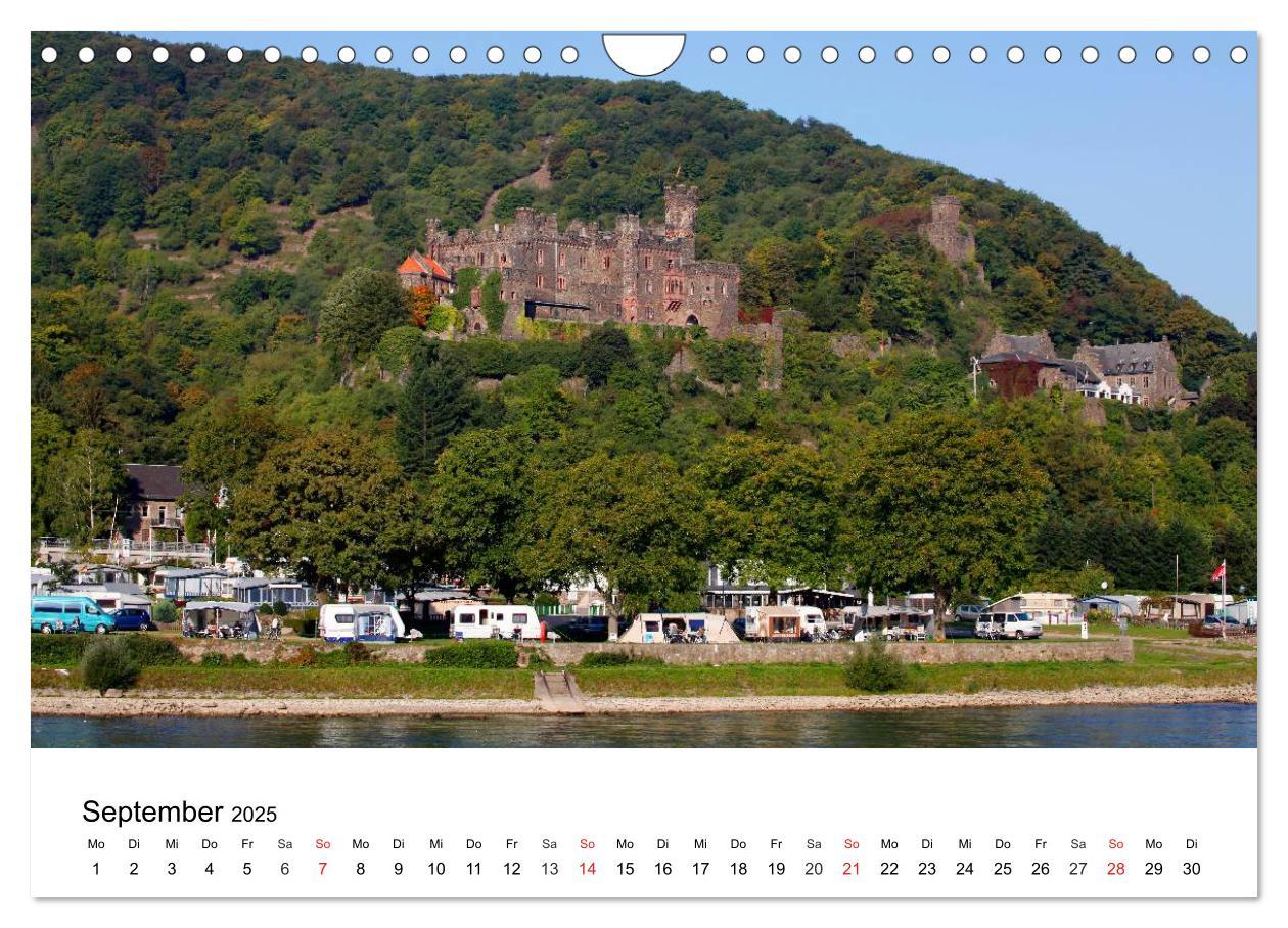 Bild: 9783435613953 | Rhein und Burgen (Wandkalender 2025 DIN A4 quer), CALVENDO...