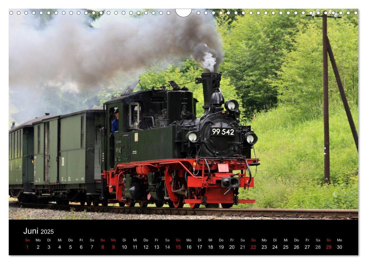 Bild: 9783435811649 | Dampfbahnromantik auf schmaler Spur (Wandkalender 2025 DIN A3...