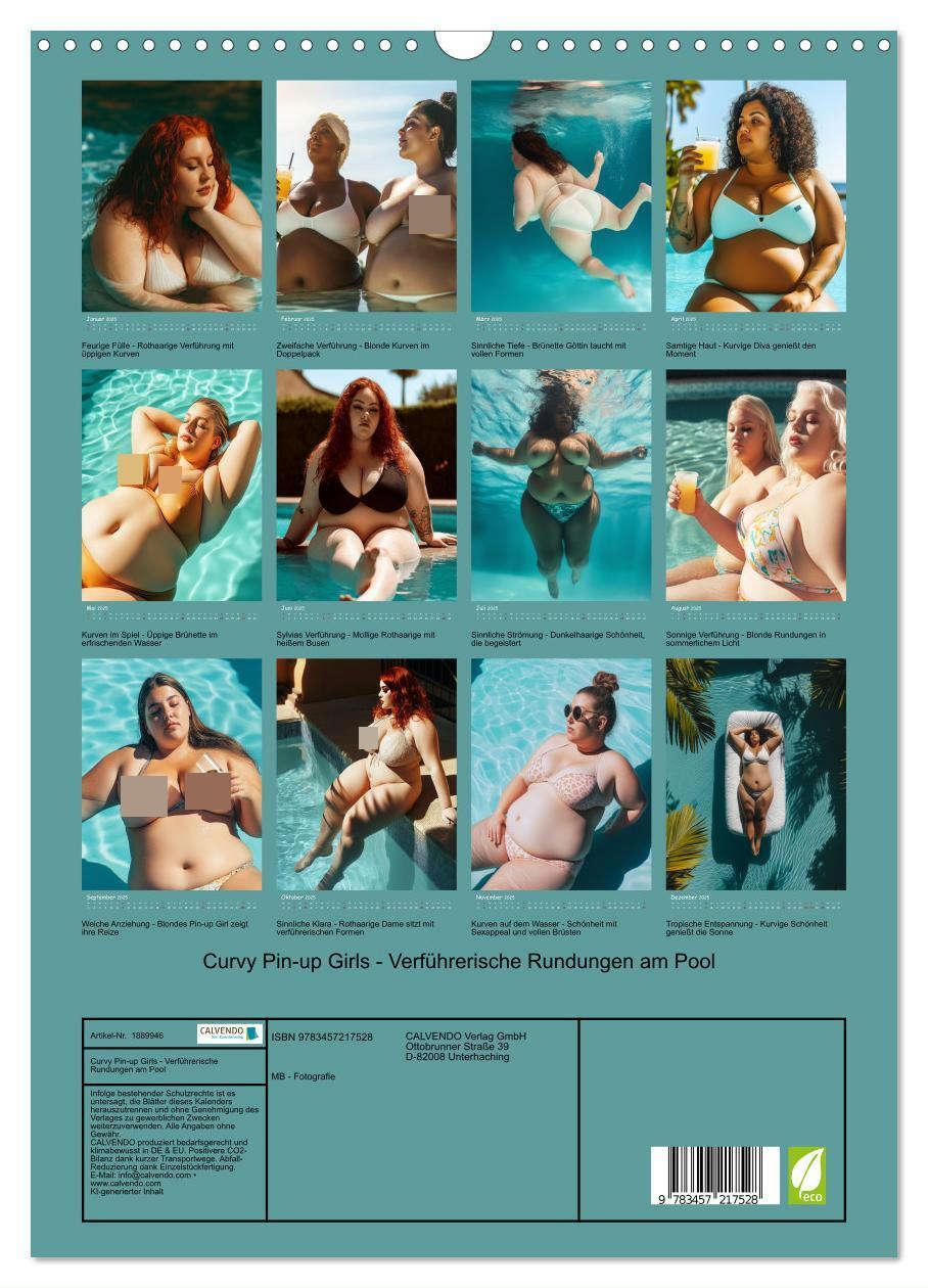 Bild: 9783457217528 | Curvy Pin-up Girls - Verführerische Rundungen am Pool (Wandkalender...