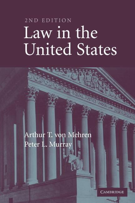 Cover: 9780521617536 | Law in the United States 2ed | Arthur T. von Mehren (u. a.) | Buch