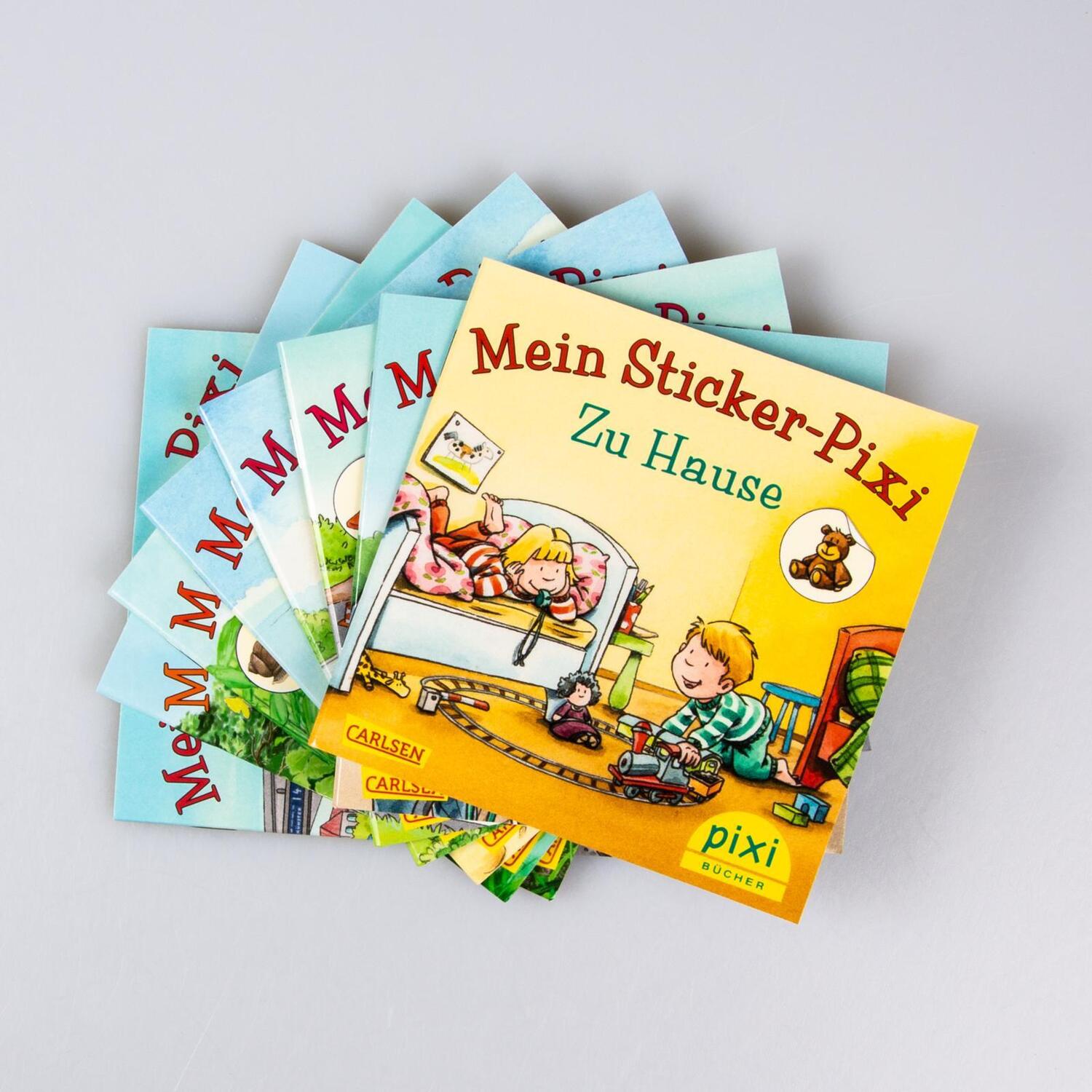 Bild: 9783551044402 | Pixi-8er-Set 234: Pixis neue Sticker-Bücher (8x1 Exemplar) | Broschüre