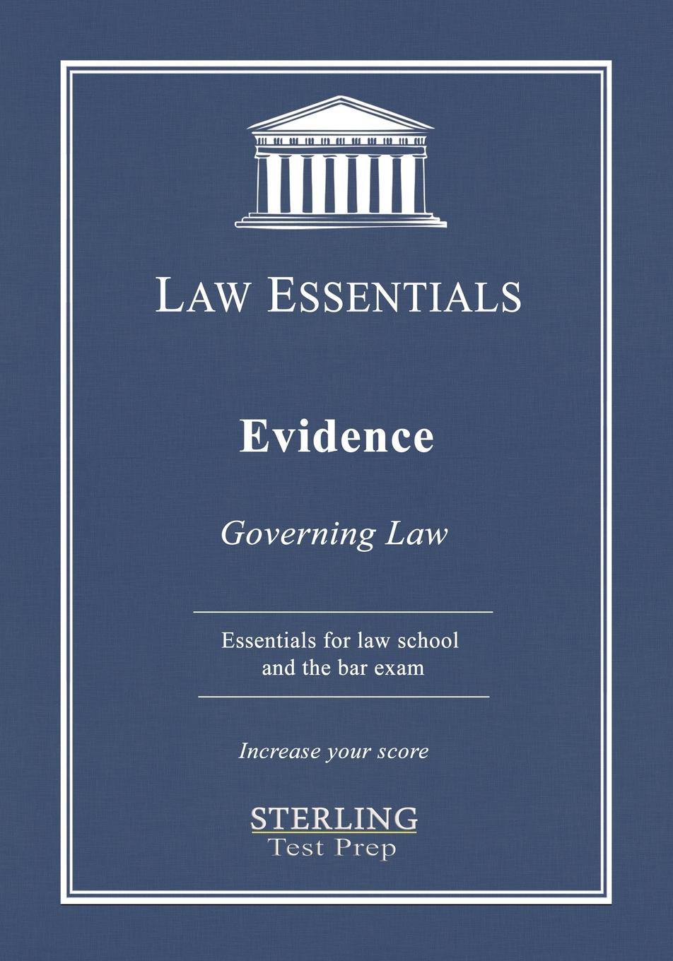 Cover: 9781954725058 | Evidence, Law Essentials | Sterling Test Prep (u. a.) | Taschenbuch