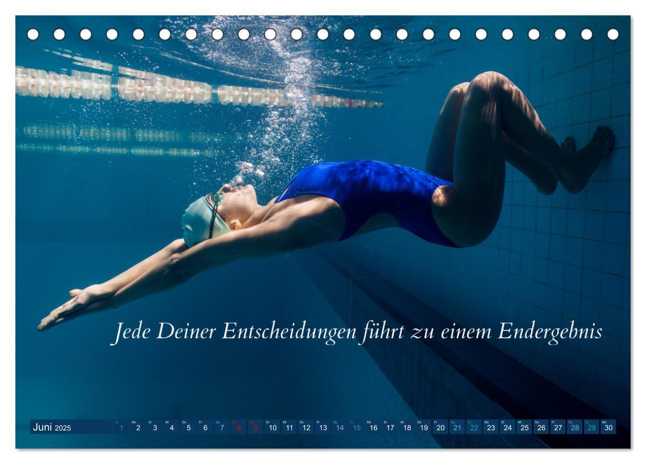 Bild: 9783383906541 | Schwimmen und SUP Begleitet mit coolen Sprüchen (Tischkalender 2025...