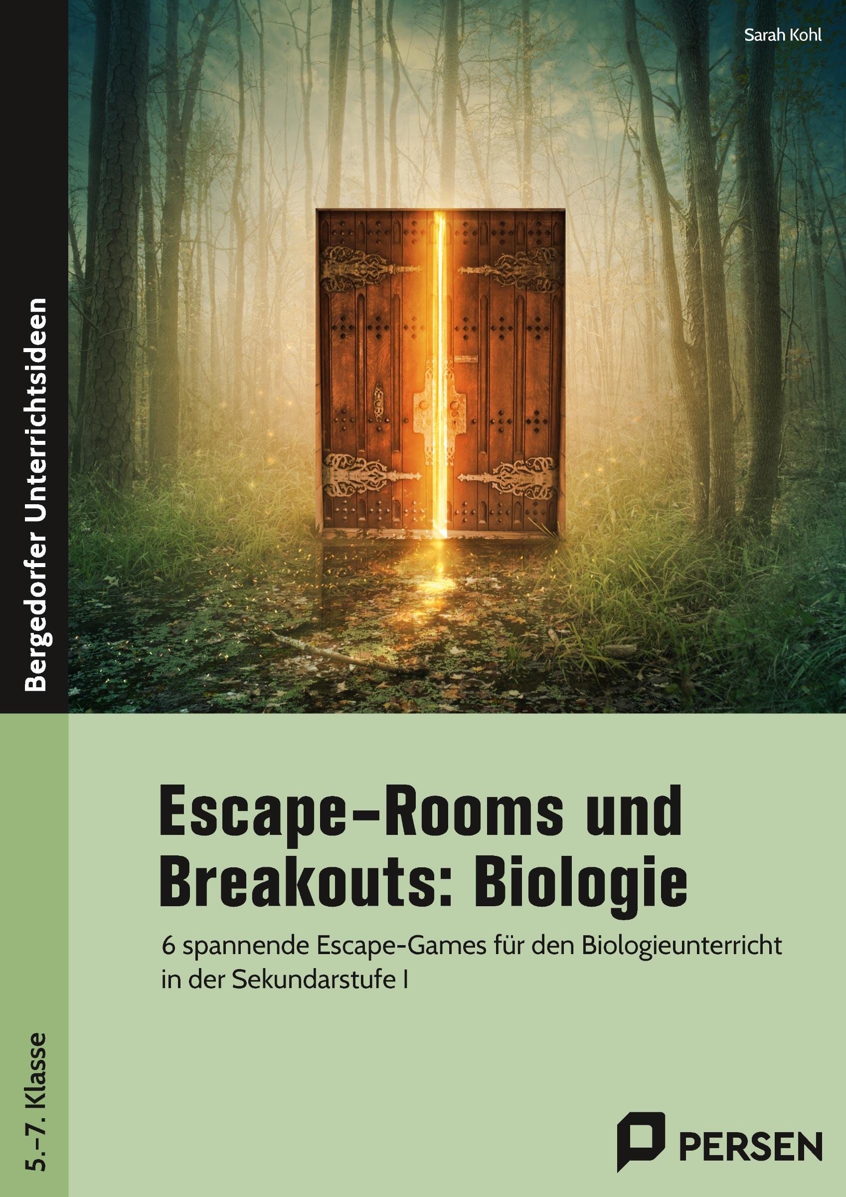 Cover: 9783403208082 | Escape-Rooms und Breakouts: Biologie 5.-7. Klasse | Sarah Kohl | 70 S.