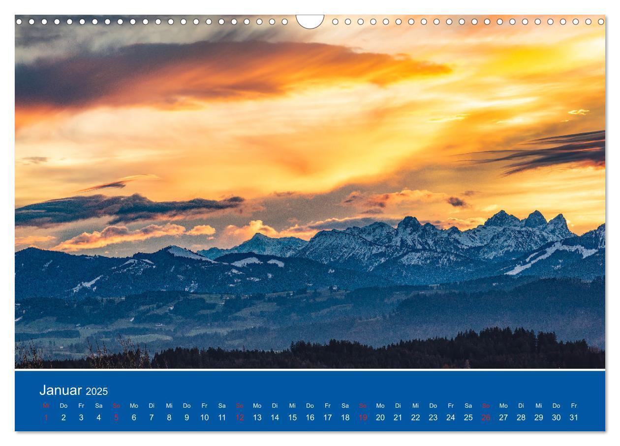 Bild: 9783457128961 | Wo das Allgäu am schönsten ist (Wandkalender 2025 DIN A3 quer),...