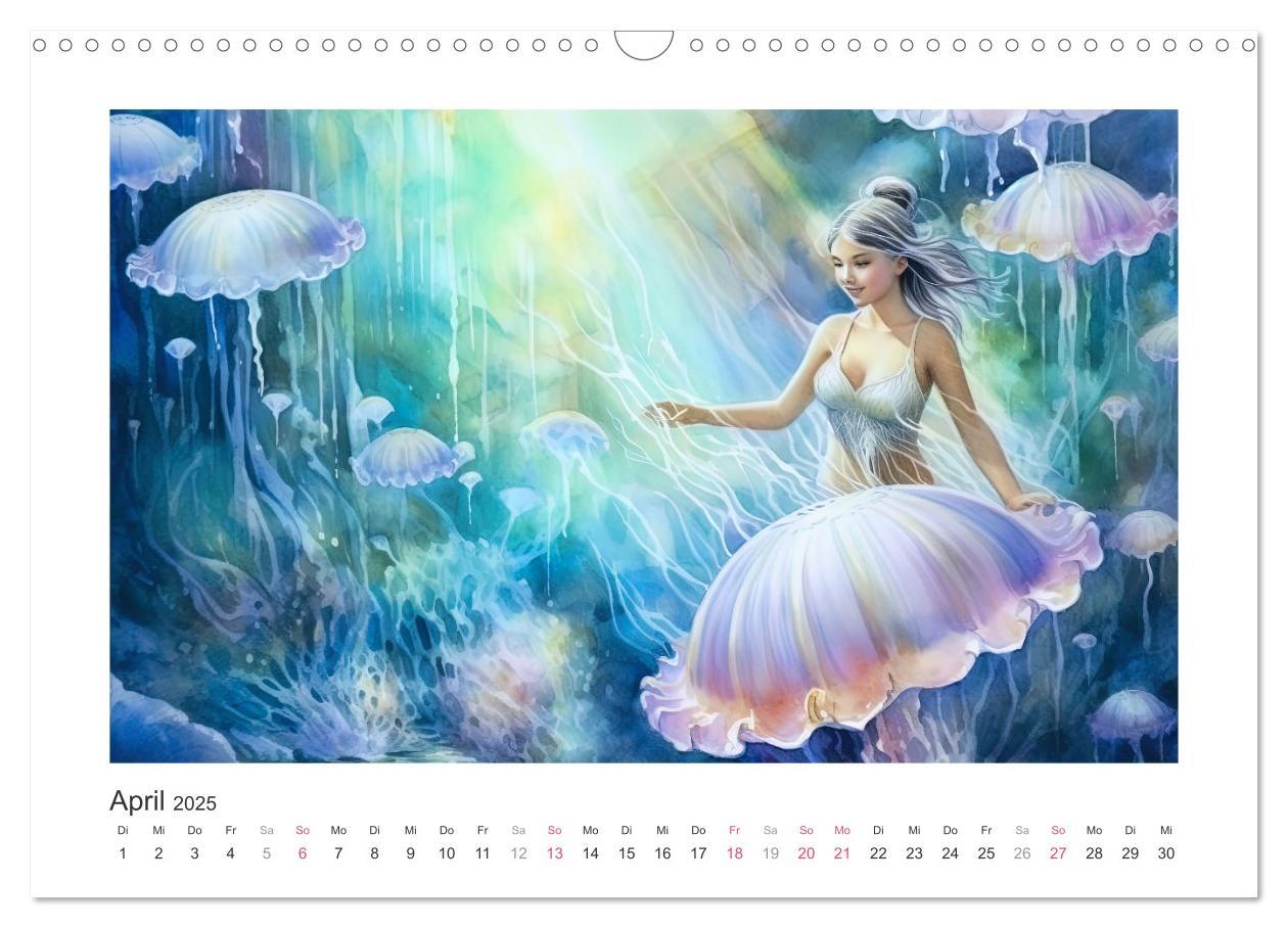 Bild: 9783383891700 | Liebliche Meerjungfrauen (Wandkalender 2025 DIN A3 quer), CALVENDO...