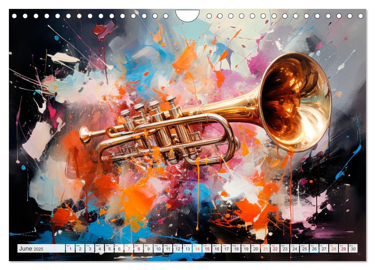 Bild: 9781325999873 | Musical Instruments CHARMING MODERN PRESENTATION (Wall Calendar...