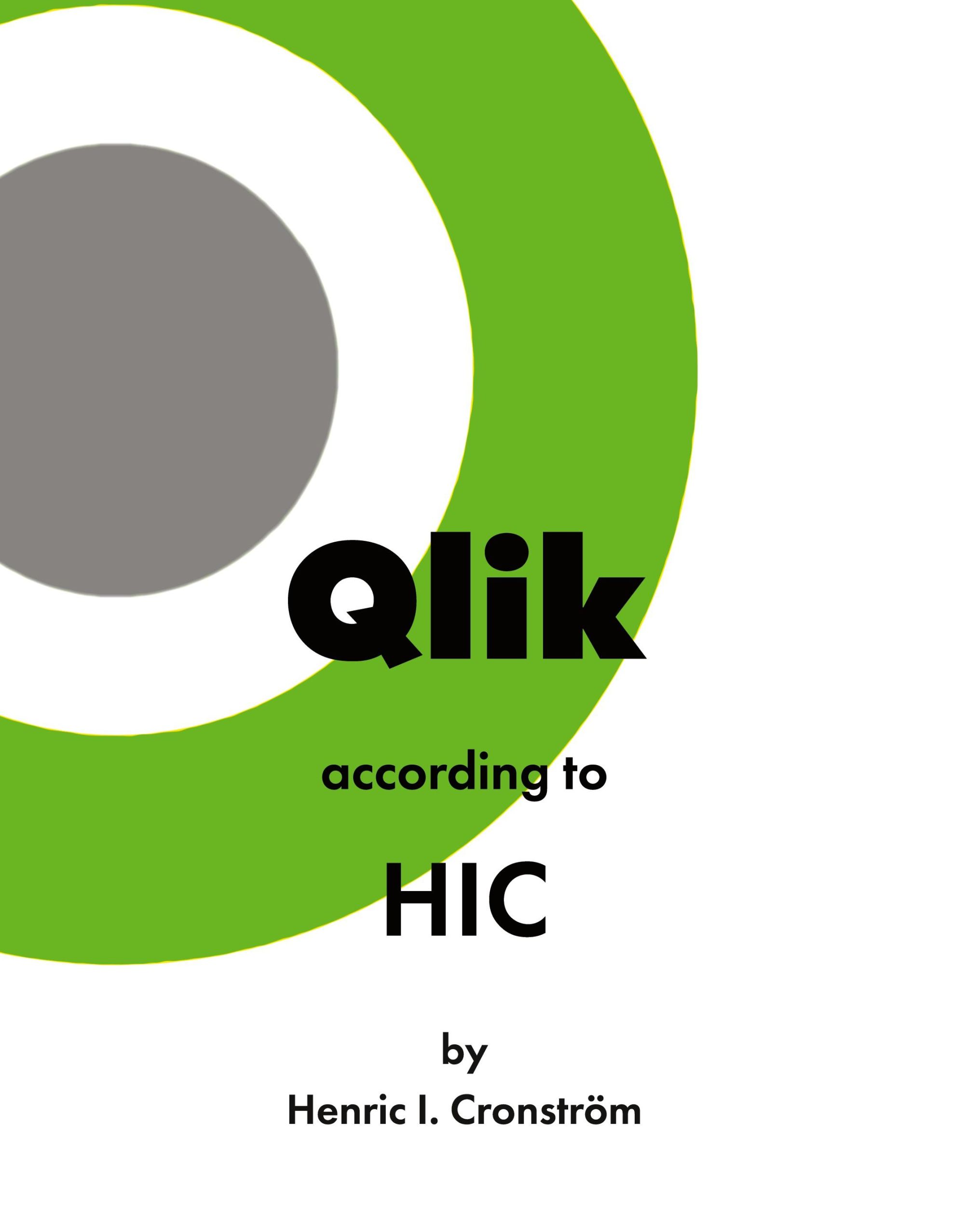 Cover: 9789152799260 | Qlik according to HIC | Henric I Cronström | Taschenbuch | Englisch