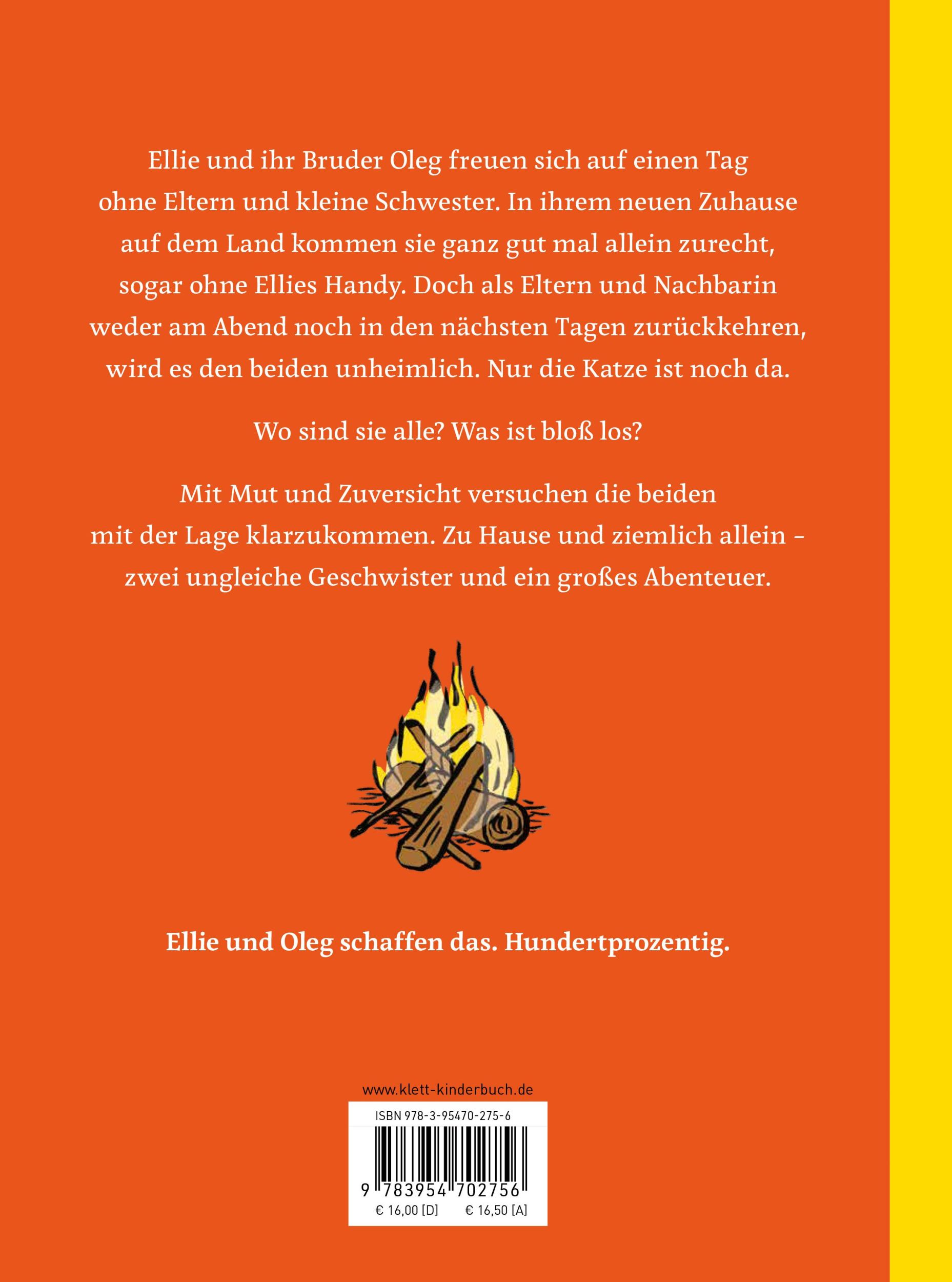 Rückseite: 9783954702756 | Ellie &amp; Oleg - außer uns ist keiner hier | Katja Ludwig | Buch | 2022