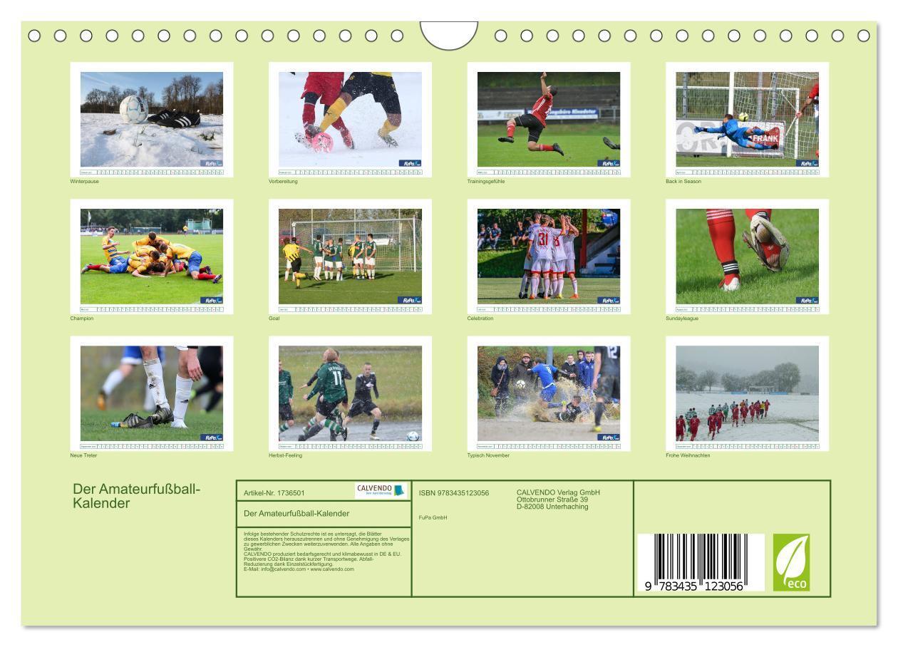 Bild: 9783435123056 | Der Amateurfußball-Kalender (Wandkalender 2025 DIN A4 quer),...