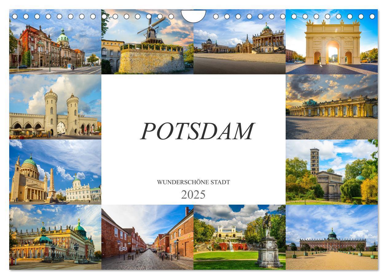 Cover: 9783435280421 | Potsdam Wunderschöne Stadt (Wandkalender 2025 DIN A4 quer),...