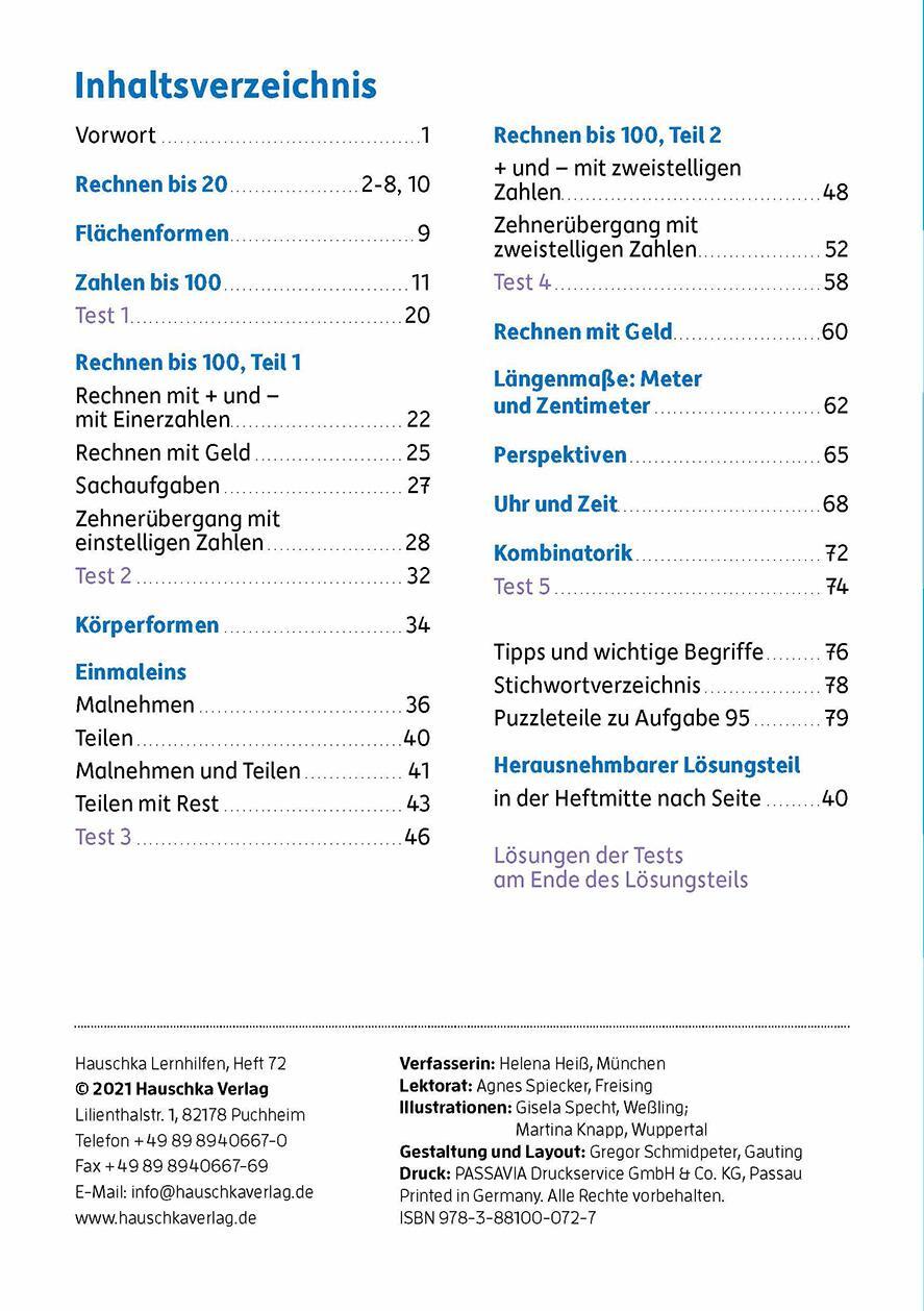 Bild: 9783881000727 | Mathe trainieren 2. Klasse | Helena Heiß | Broschüre | Deutsch | 2012