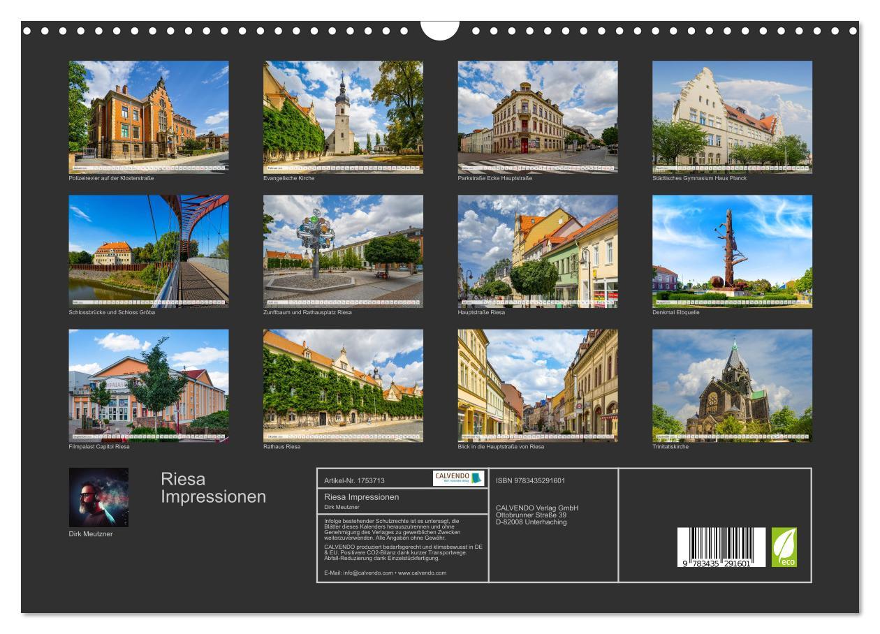 Bild: 9783435291601 | Riesa Impressionen (Wandkalender 2025 DIN A3 quer), CALVENDO...