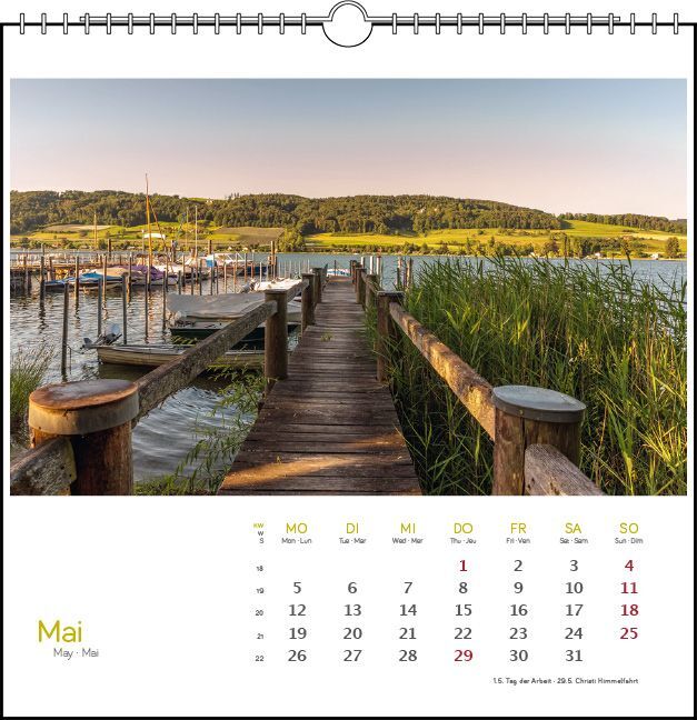 Bild: 9783861924081 | Westlicher Bodensee 2025 | Postkarten-Tischkalender | Fotografen