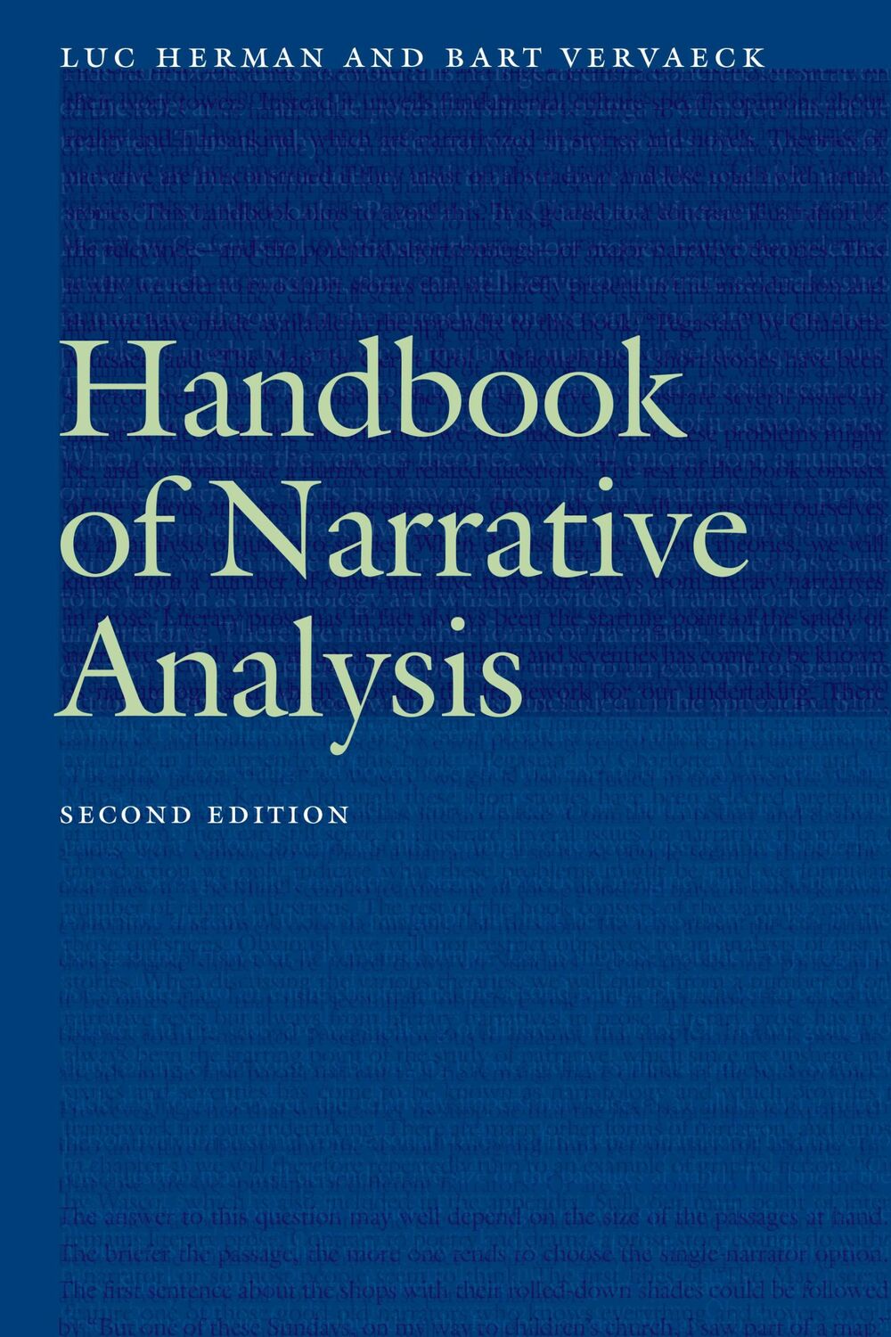 Cover: 9781496217141 | Handbook of Narrative Analysis | Bart Vervaeck (u. a.) | Taschenbuch