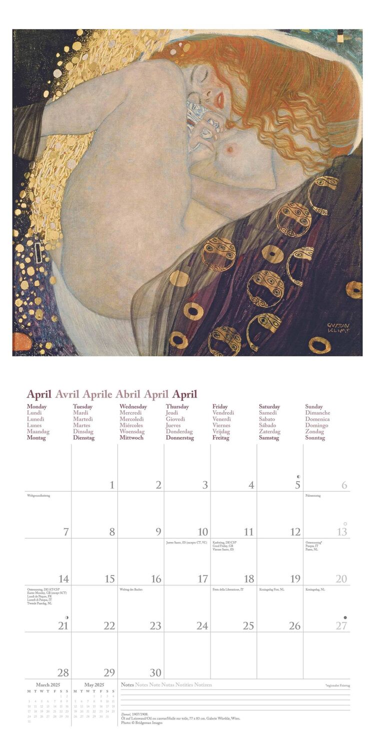 Bild: 4002725994004 | Gustav Klimt 2025 - Wand-Kalender - Broschüren-Kalender - 30x30 -...