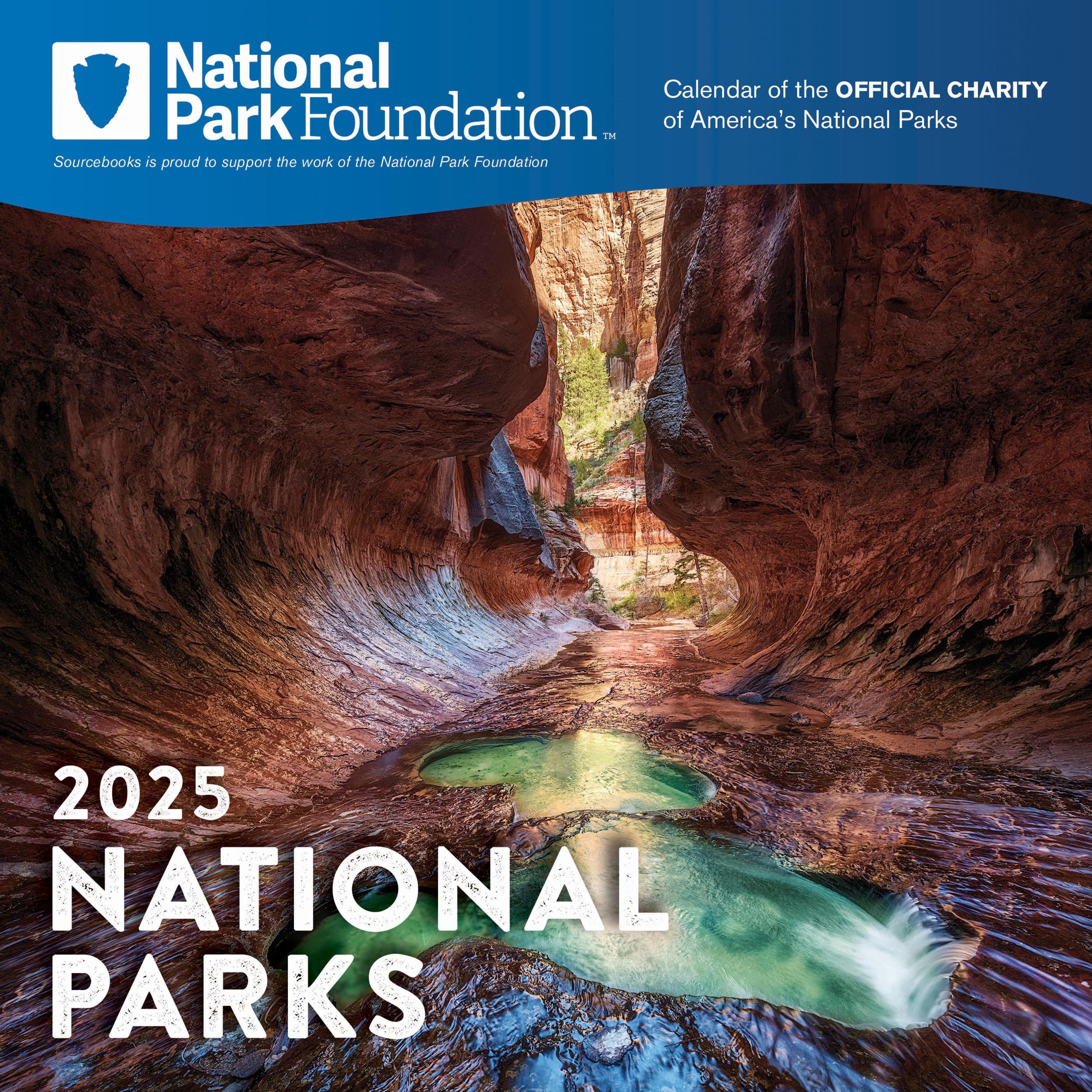 Cover: 9781728283968 | 2025 National Park Foundation Wall Calendar | National Park Foundation