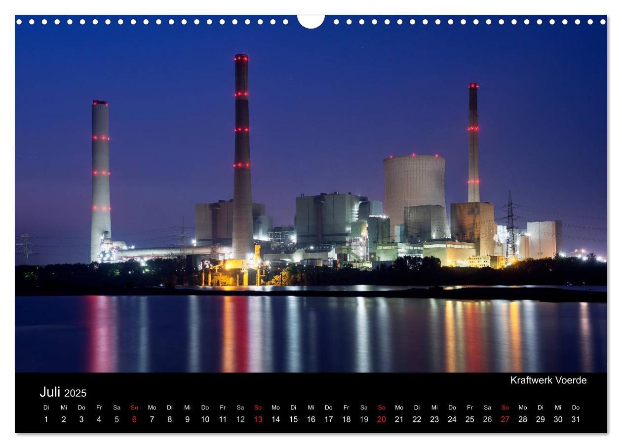 Bild: 9783435730001 | Ruhrlights II - Nachtlichter des Ruhrgebietes (Wandkalender 2025...