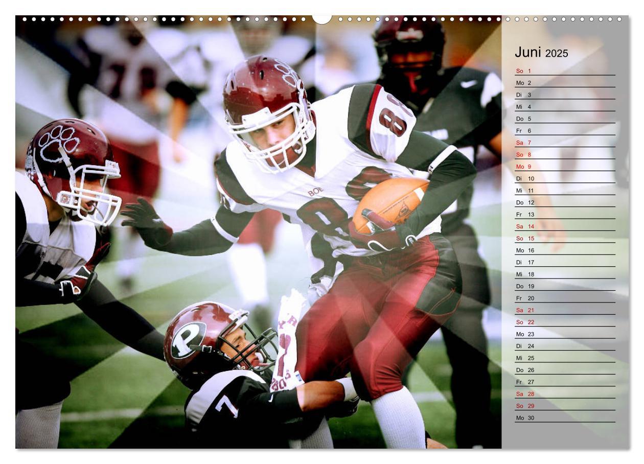 Bild: 9783435416363 | HEROES - American Football (Wandkalender 2025 DIN A2 quer),...