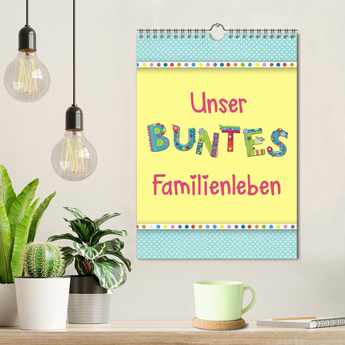 Bild: 9783457035306 | Unser buntes Familienleben (Wandkalender 2025 DIN A4 hoch),...