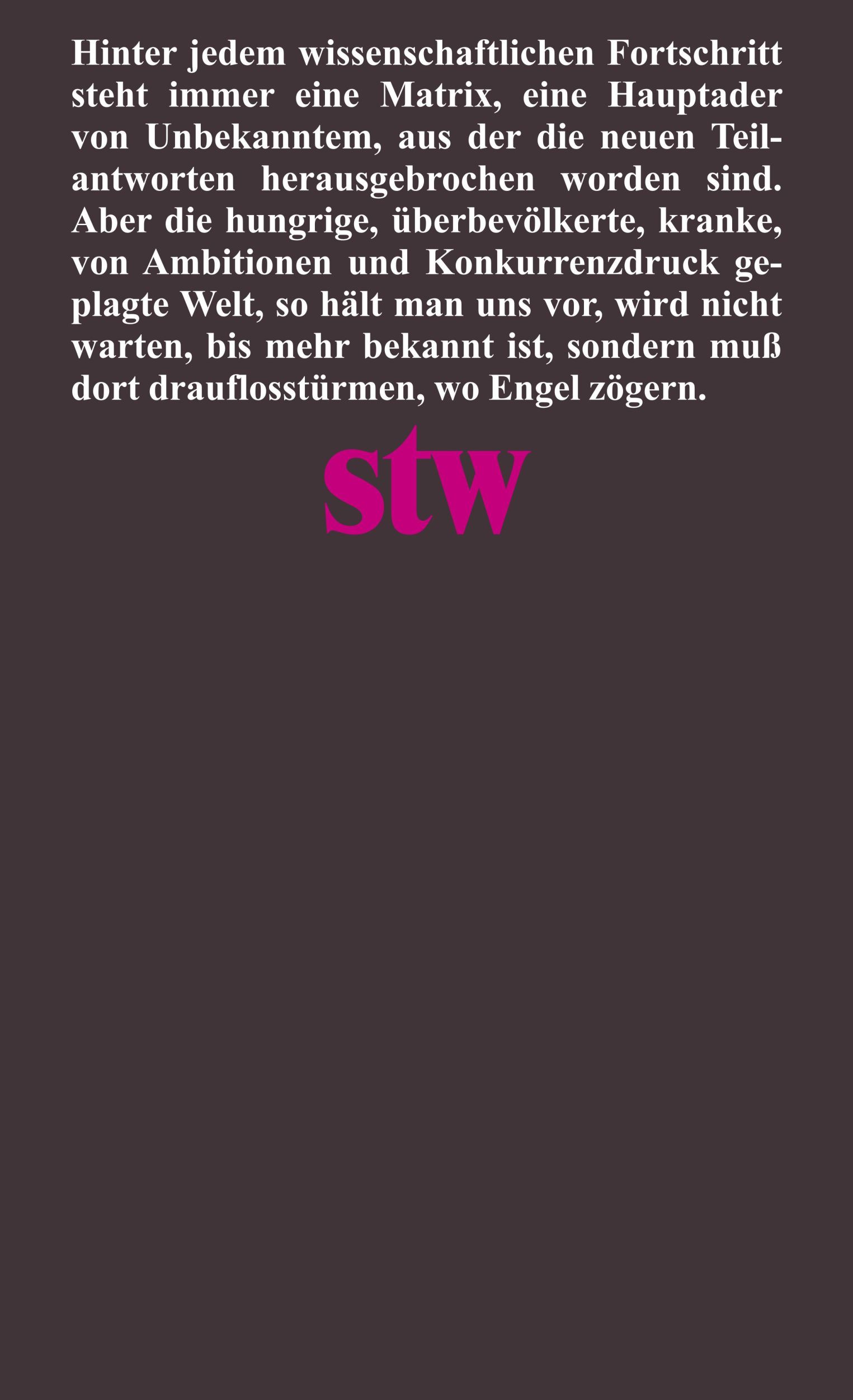 Rückseite: 9783518293690 | Wo Engel zögern | Unterwegs zu einer Epistemologie des Heiligen | Buch