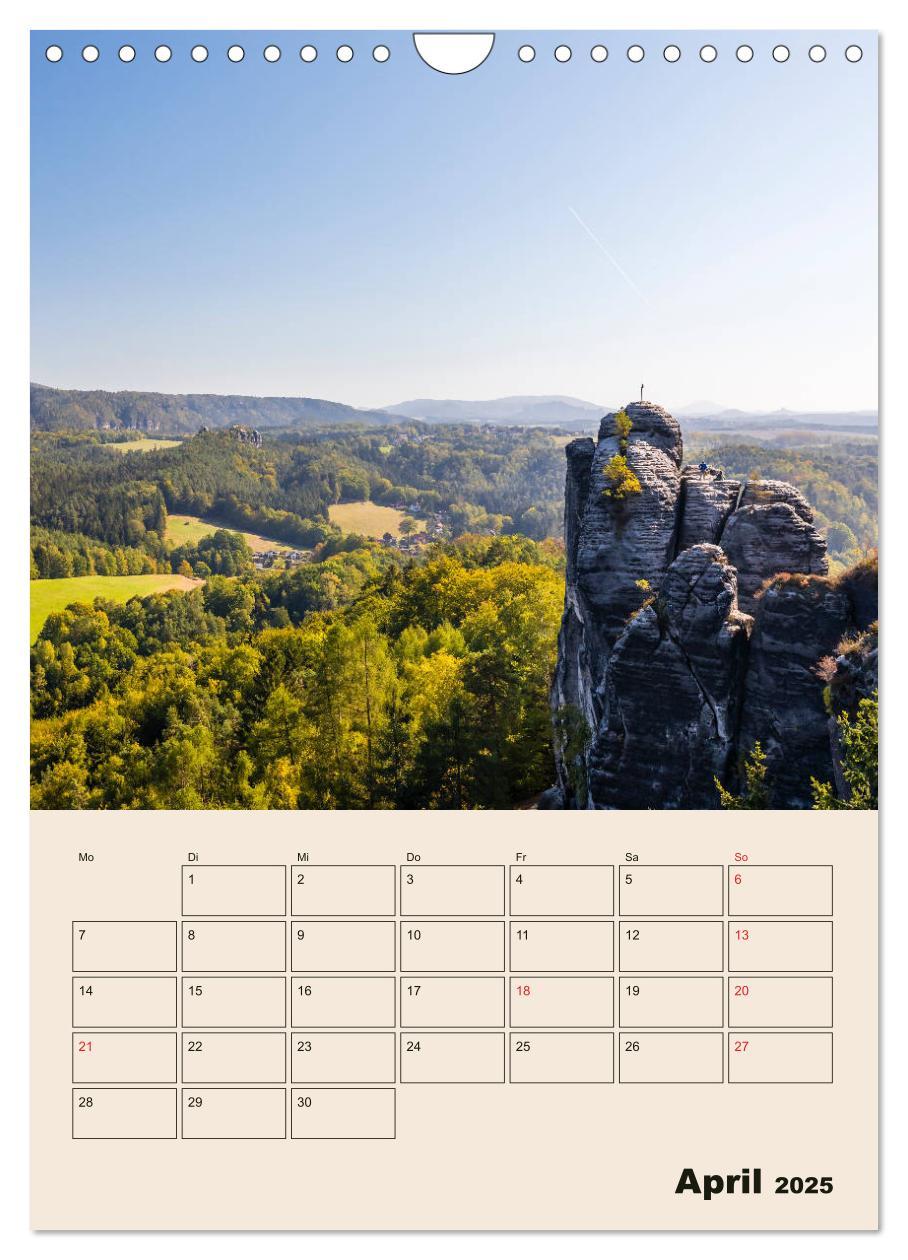 Bild: 9783435972197 | Zauberhafte Sächsische Schweiz (Wandkalender 2025 DIN A4 hoch),...