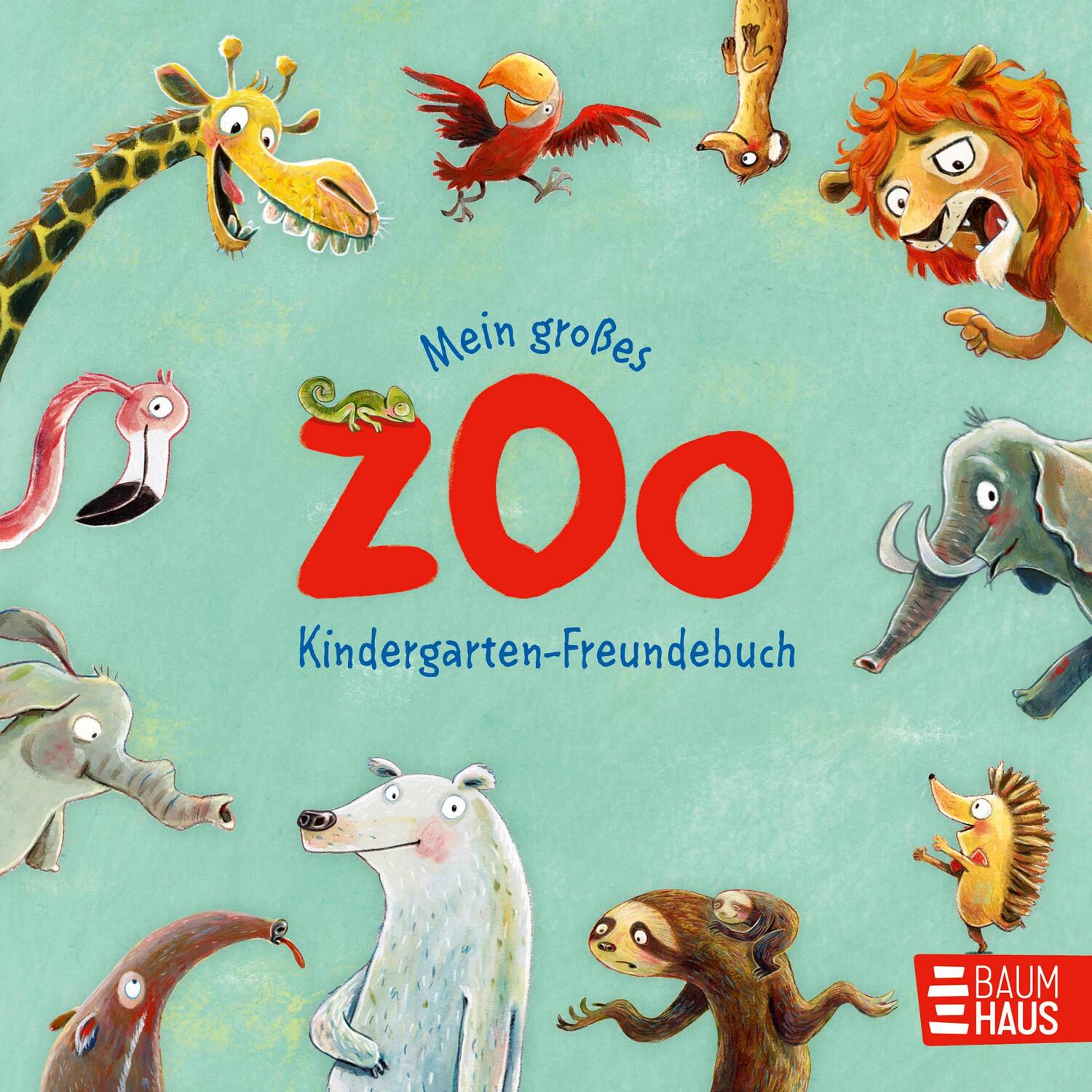 Cover: 9783833909573 | Mein großes Zoo Kindergarten-Freundebuch | Sophie Schoenwald | Buch