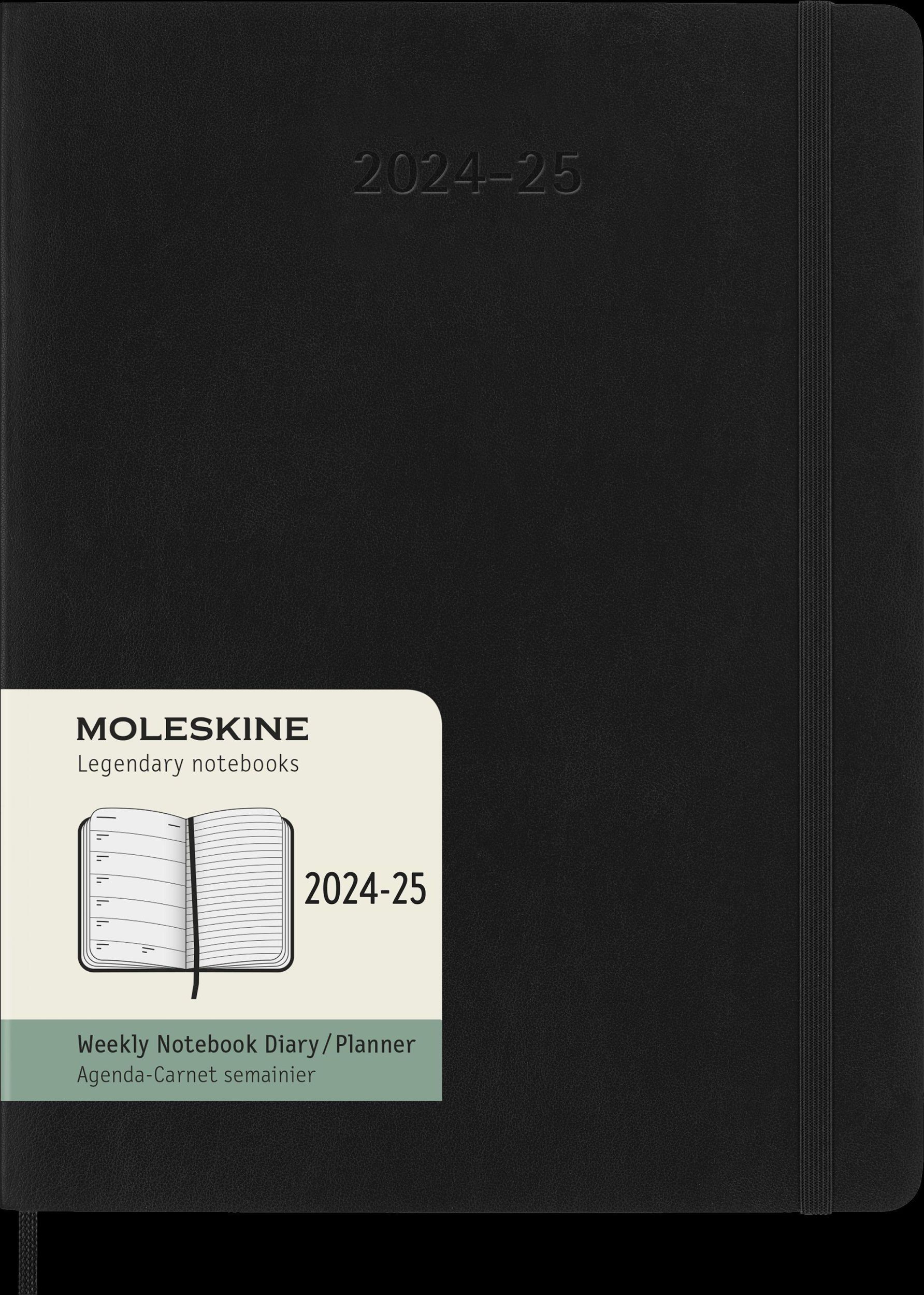 Bild: 8056999270681 | Moleskine 18 Monate Wochenkalender 2024/2025, XL, 1 Wo = 2 Seiten,...