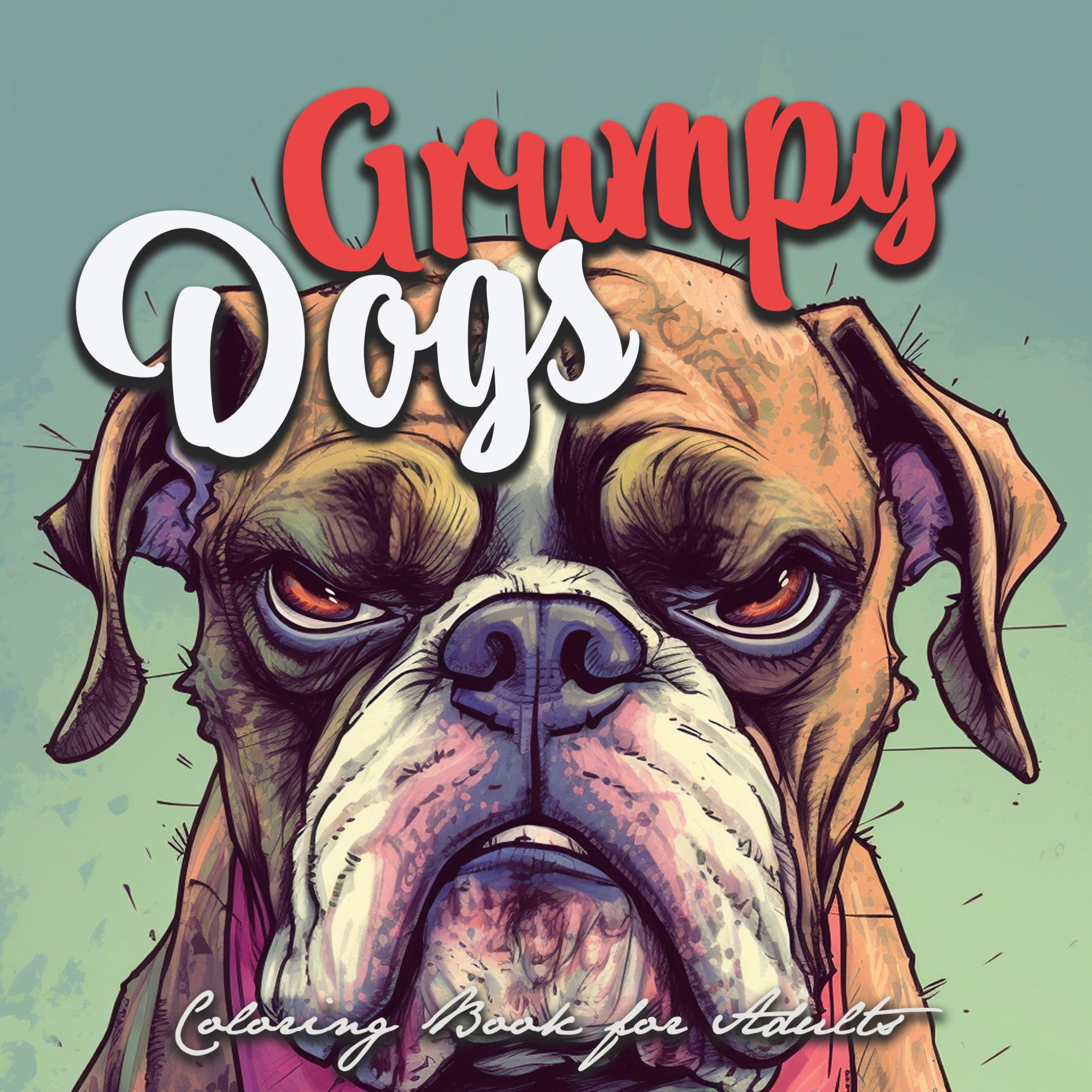 Cover: 9783758406706 | Grumpy Dogs Coloring Book for Adults | Monsoon Publishing | Buch