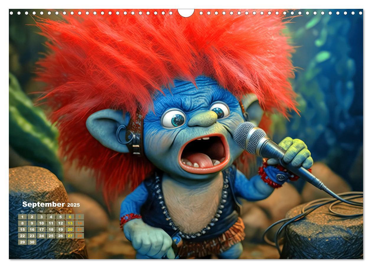 Bild: 9783383908934 | Trolls rocken ab (Wandkalender 2025 DIN A3 quer), CALVENDO...