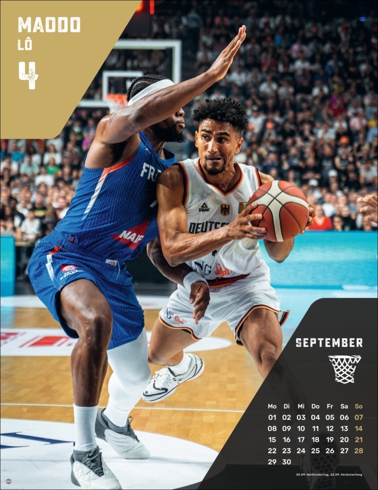 Bild: 9783756413324 | DBB Basketball Posterkalender 2025 | Kalender | Spiralbindung | 15 S.