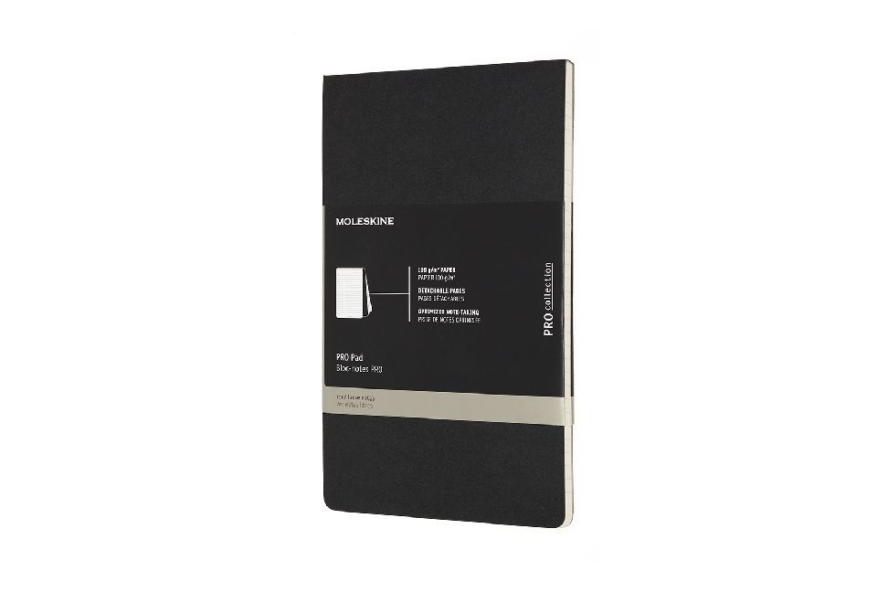 Bild: 8058647620916 | Moleskine Professioneller Block Large/A5, Liniert, Soft Cover, Schwarz