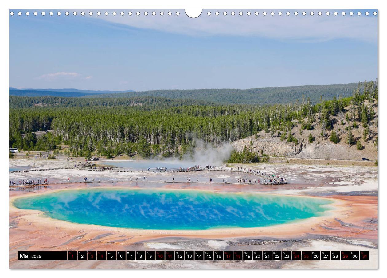 Bild: 9783435284726 | Wunderwelt Yellowstone 2025 (Wandkalender 2025 DIN A3 quer),...