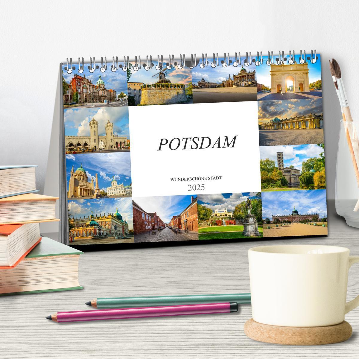 Bild: 9783435278879 | Potsdam Wunderschöne Stadt (Tischkalender 2025 DIN A5 quer),...