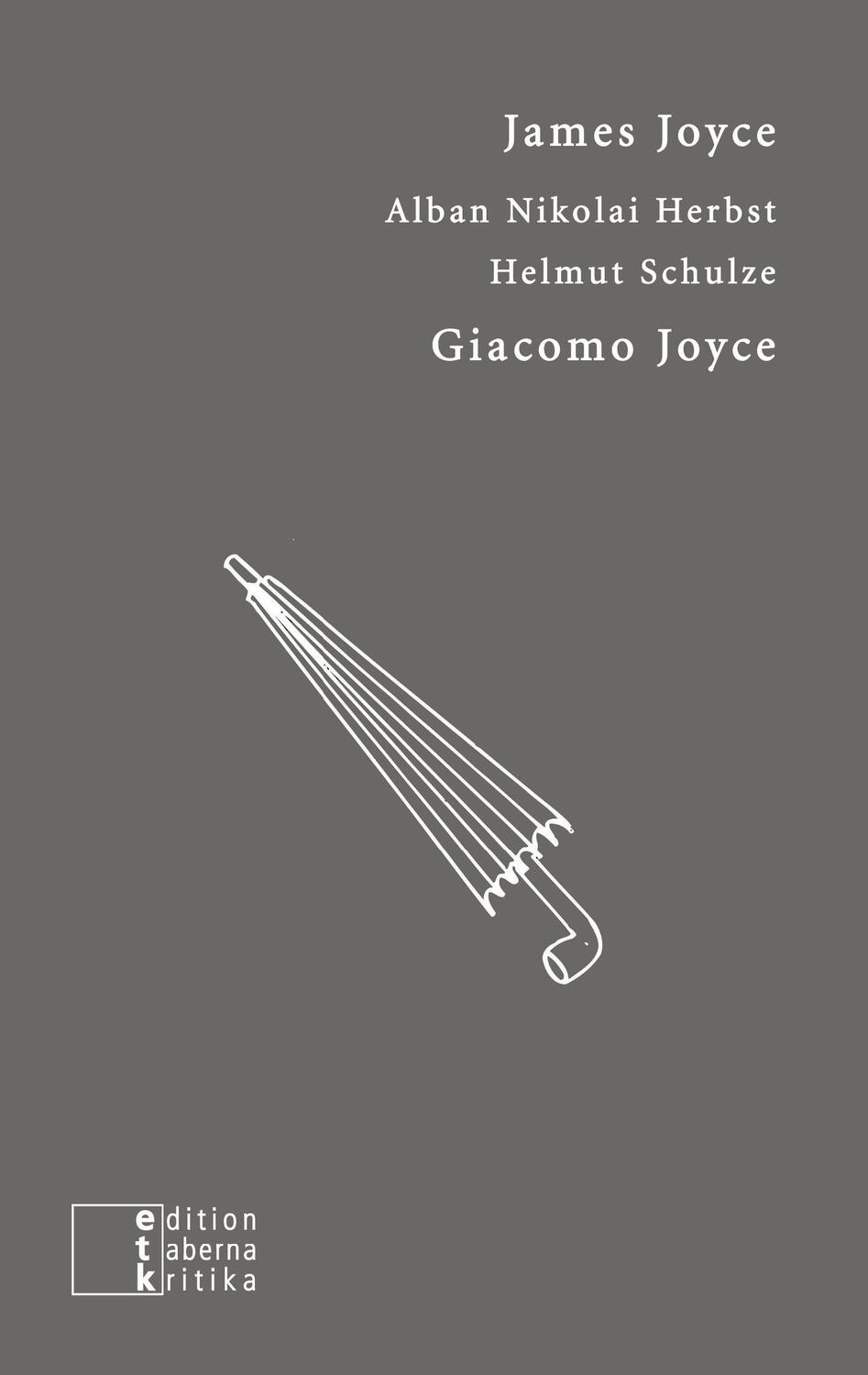 Cover: 9783905846256 | Giacomo Joyce | James Joyce | Taschenbuch | Paperback | 72 S. | 2017