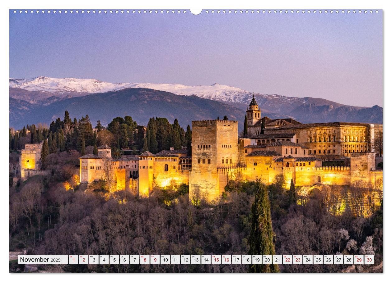 Bild: 9783383975639 | Andalusien - Granada (Wandkalender 2025 DIN A2 quer), CALVENDO...