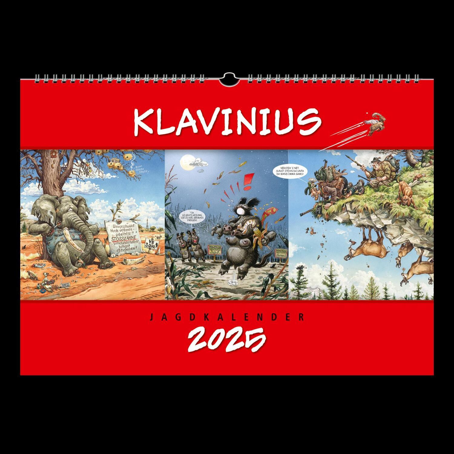 Cover: 9783897152786 | Haralds Klavinius Jagdkalender 2025 | Redaktion DEUTSCHE JAGDZEITUNG