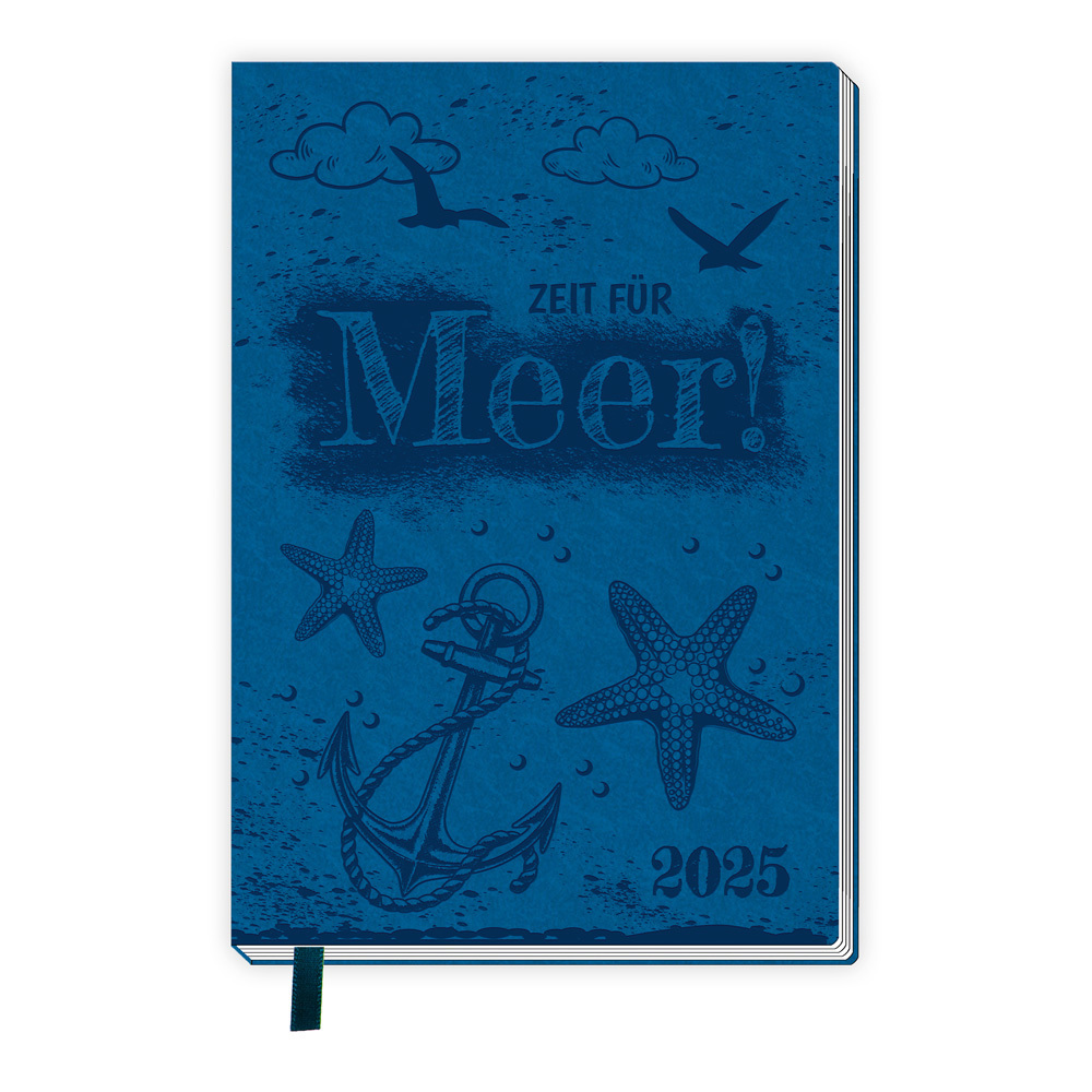 Cover: 4251901507228 | Trötsch Taschenkalender A6 Soft Touch Maritim 2025 | Co.KG | Kalender