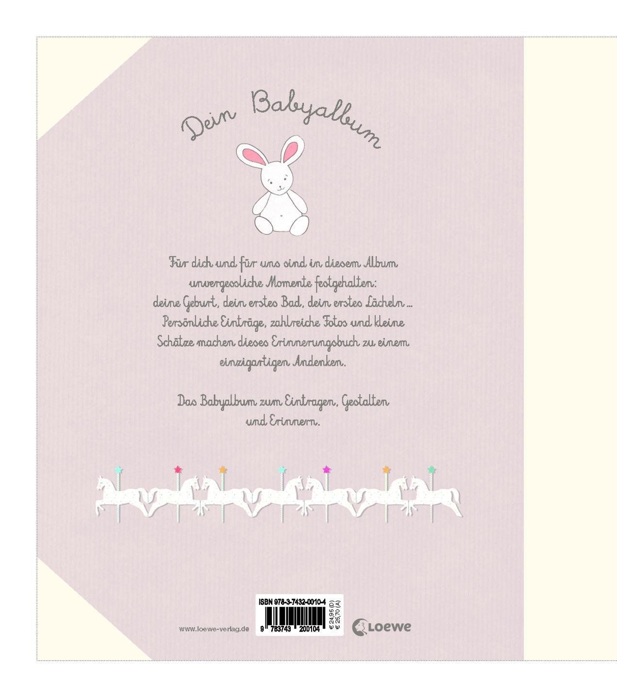 Rückseite: 9783743200104 | Dein Babyalbum - Hallo, kleines Wunder | Virginie Guyard | Taschenbuch