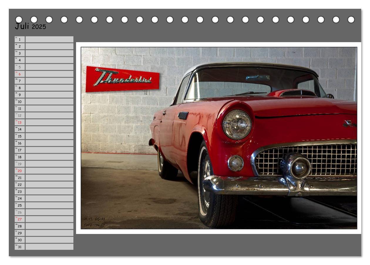 Bild: 9783435551637 | Oldtimer auf Tour (Tischkalender 2025 DIN A5 quer), CALVENDO...