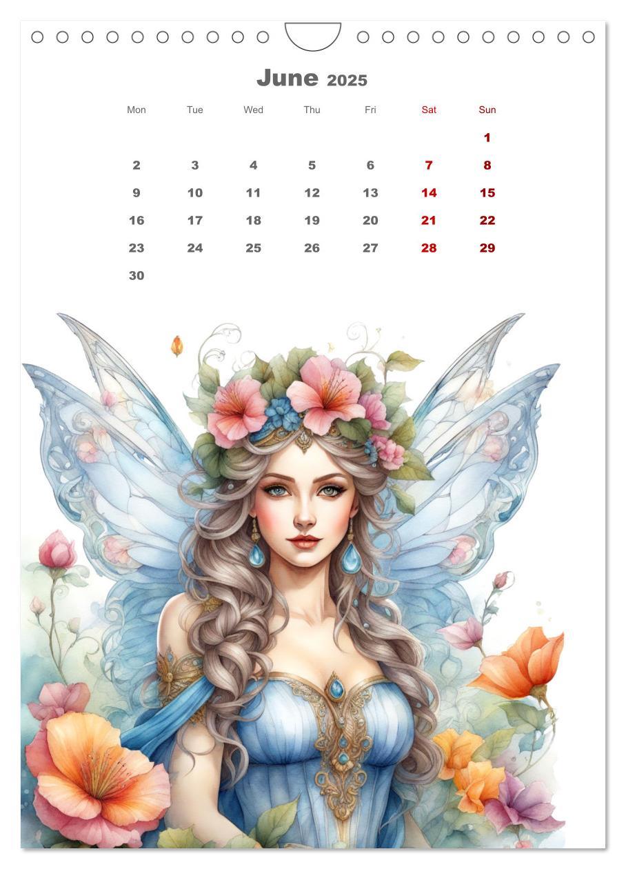 Bild: 9781325924967 | The fairies (Wall Calendar 2025 DIN A4 portrait), CALVENDO 12 Month...